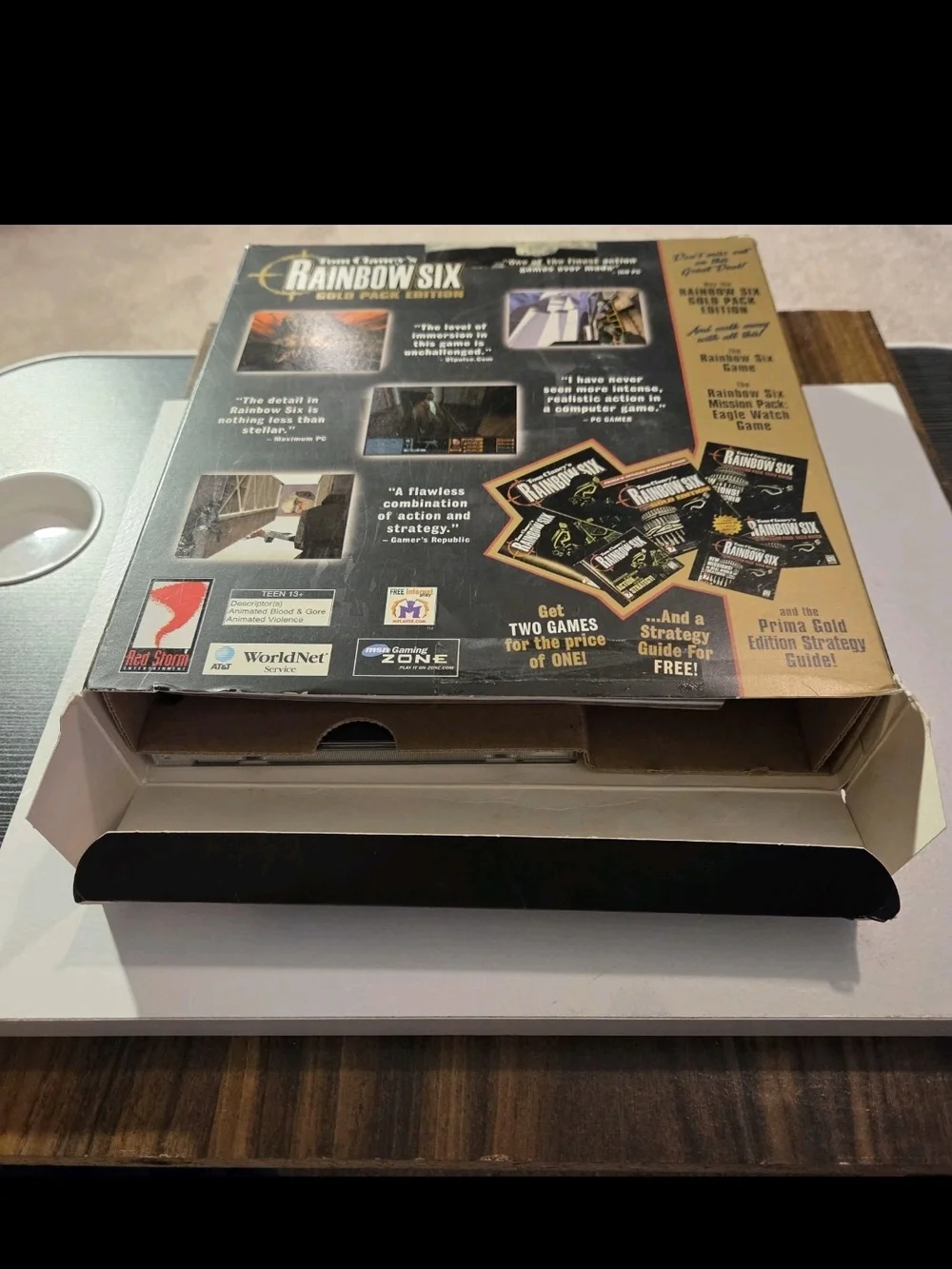 Tom Clancy Rainbow Six Gold Pack Edition PC Big Box Complete Red Storm Strategy
